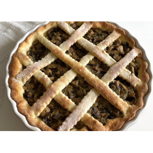 Пирог с курицей и грибами — полезно, сытно, без лишнего