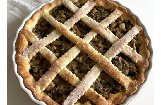 Пирог с курицей и грибами — полезно, сытно, без лишнего
